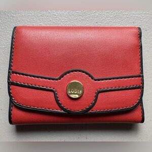 Lodis Rodeo Luna In Brick Red Women’s Leather Wallet with RFID Protection